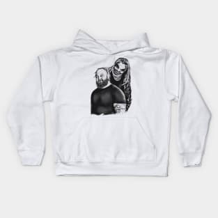 Bray Wyatt - Simple Engrved Kids Hoodie